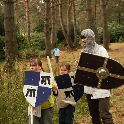 Ritter aus Malsch mit Schwert und Schild